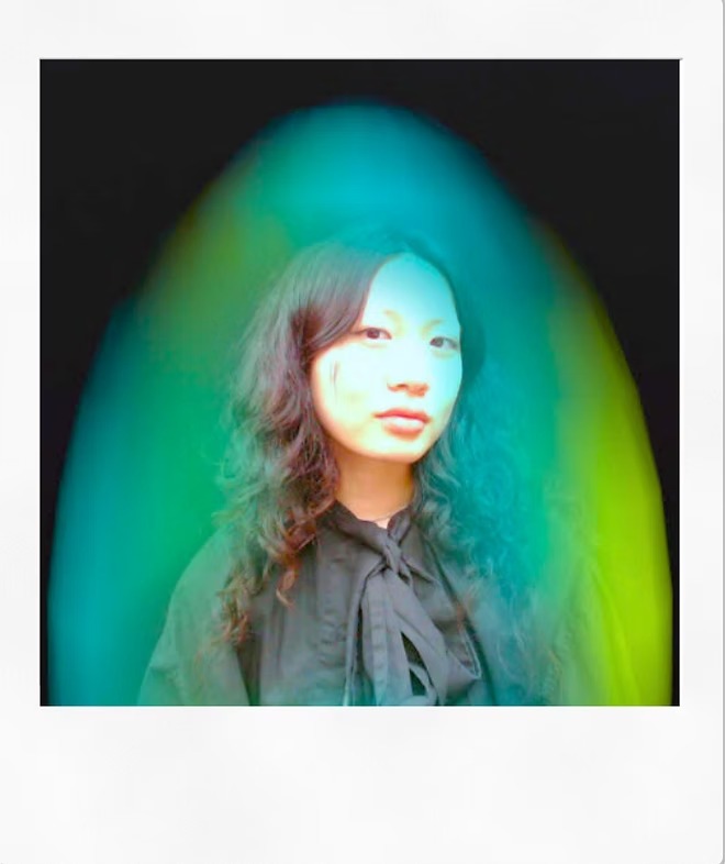 Blue aura portrait 1
