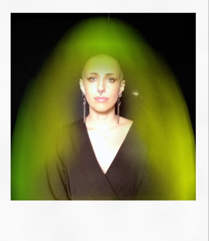 Green aura portrait 2