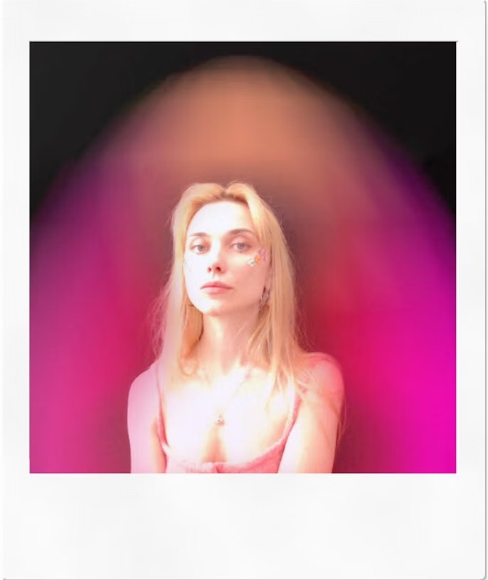 Pink aura portrait 1