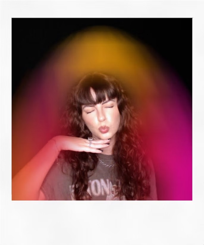 Pink aura portrait 2