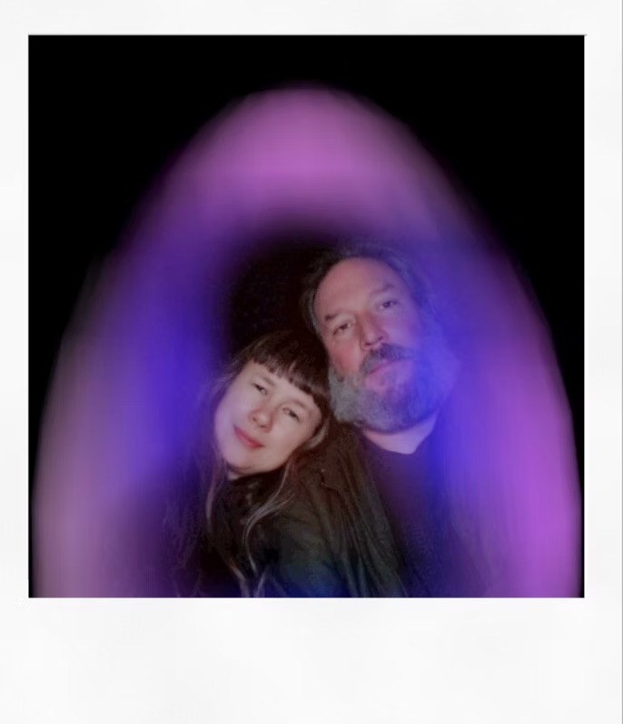 Purple aura portrait 2