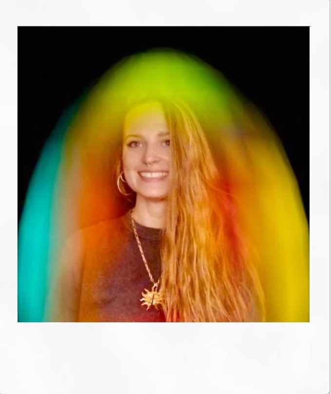 Rainbow aura portrait 1