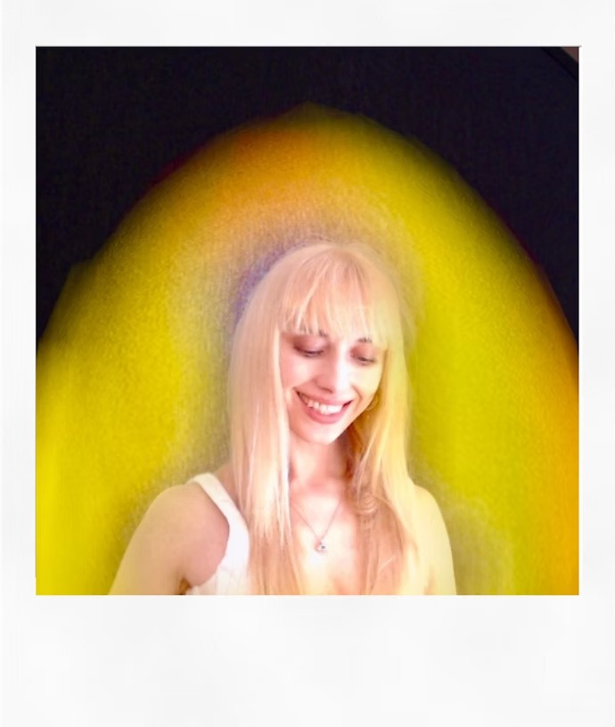 Yellow aura portrait 1